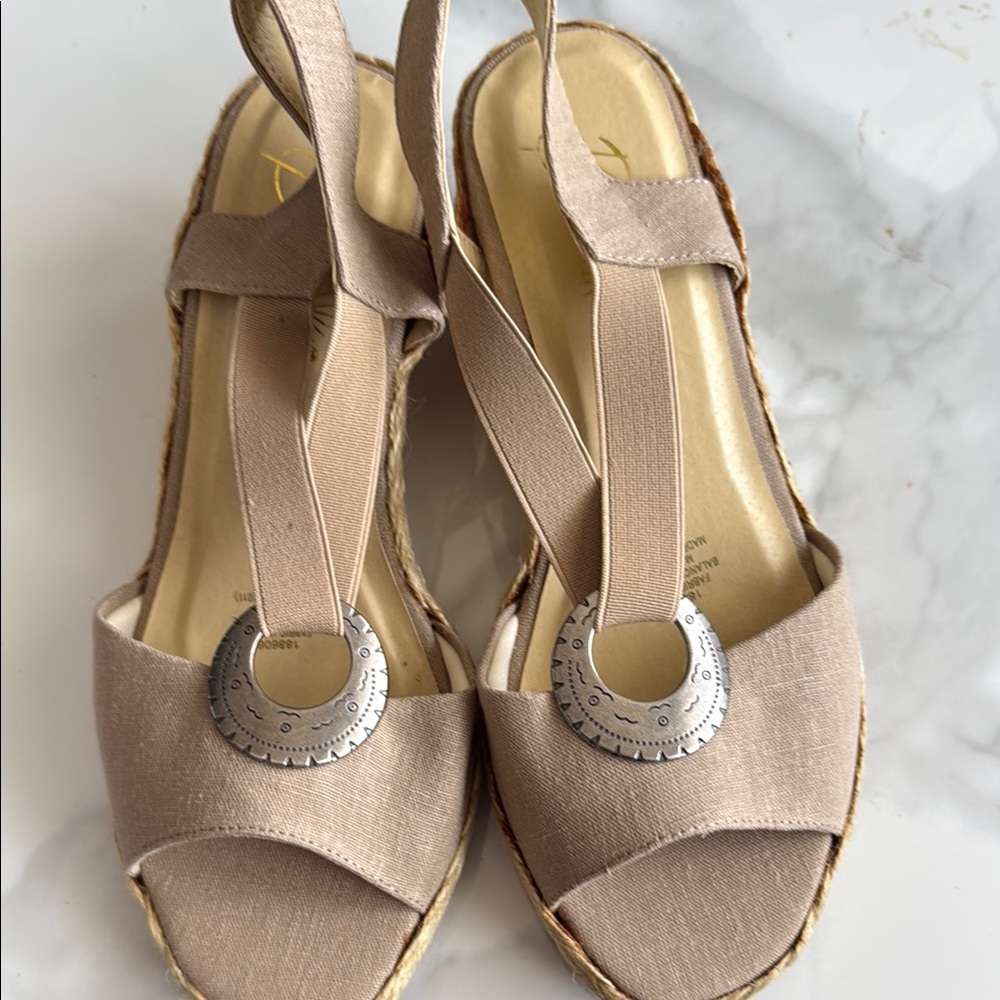 Beacon Beige Espadrille Sandals